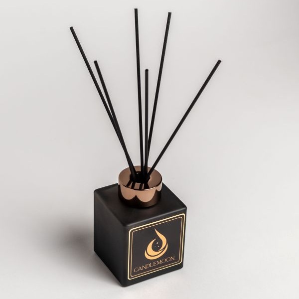 Square Diffuser with Bronze Lid 200ml